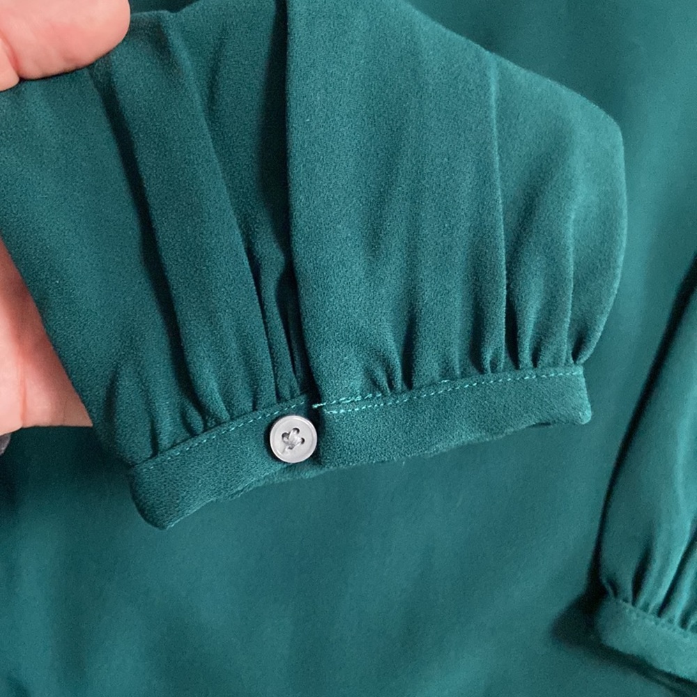 J. Crew Ruffleneck Top - Picture 4 of 5